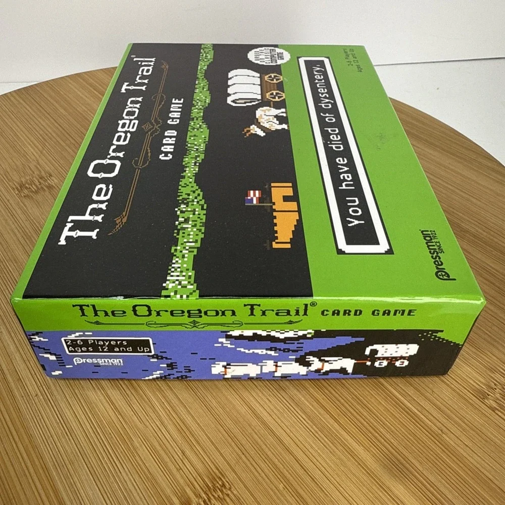 The Oregon Trail Pressman Card Game‎ 2-6 Players Ages 8+ 2016 Edition